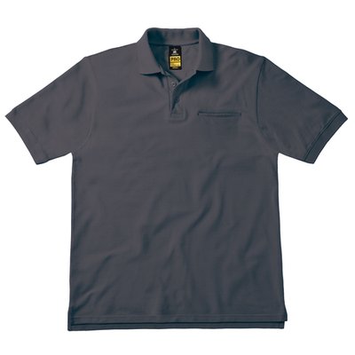 Polo con bolsillo invisible DARK GREY 4XL