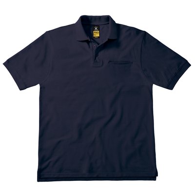 Polo con bolsillo invisible Navy S