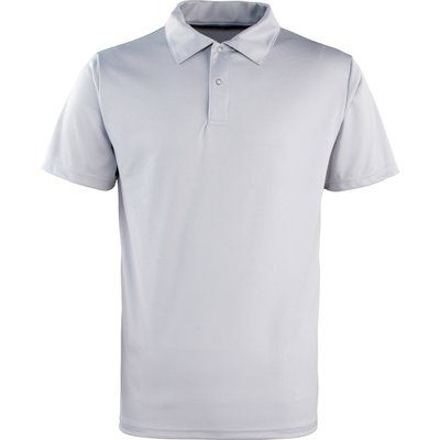 Polo con botón a presión transpirable Silver S