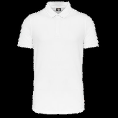 Polo con botones a presión White L