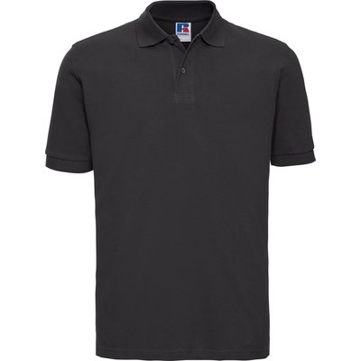 Polo clásico hombre algodón piqué Black XL