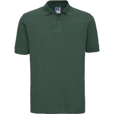 Polo clásico hombre algodón piqué Bottle Green XL