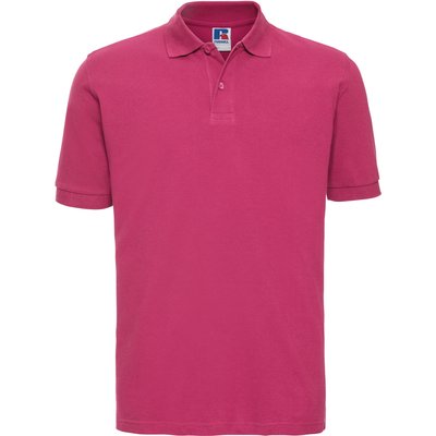 Polo clásico hombre algodón piqué Fuchsia S