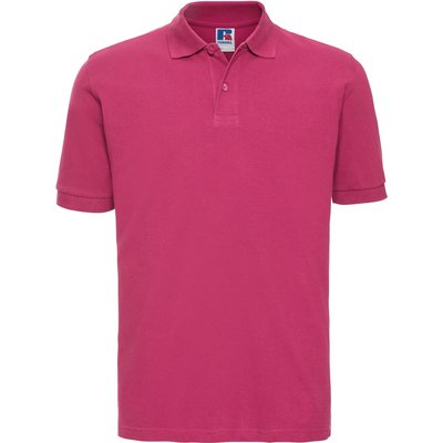 Polo clásico hombre algodón piqué Fuchsia Xl