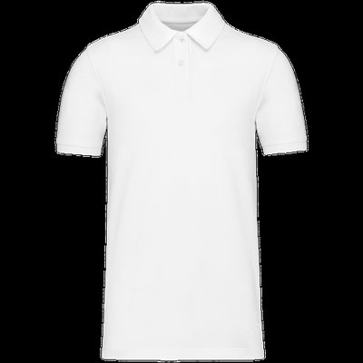 Polo Corte entallado hombre White M