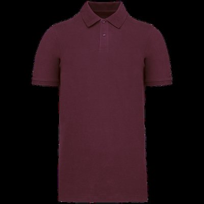 Polo Corte entallado hombre Wine L