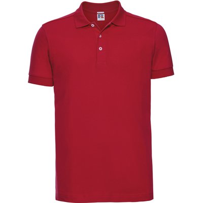 Polo corte slim hombre algodón Classic Red S