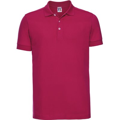 Polo corte slim hombre algodón Fuchsia L