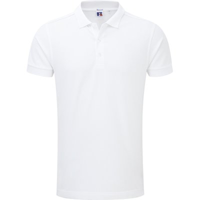 Polo corte slim hombre algodón White XL