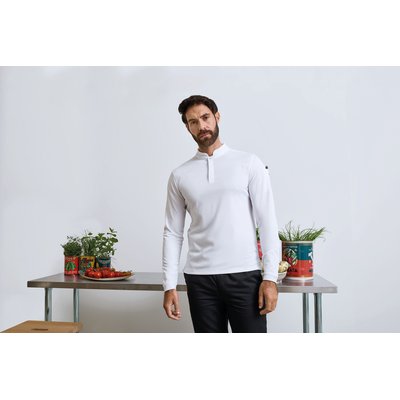 Polo cuello mao y espalda de tejido Coolchecker