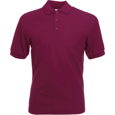Polo cuidado fácil Burgundy Xxl