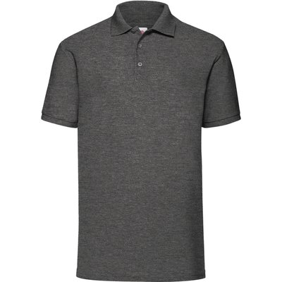 Polo cuidado fácil Dark Heather Grey S