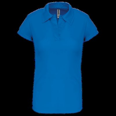 Polo deportivo para mujer Aqua Blue M