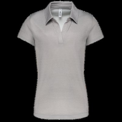 Polo deportivo para mujer Grey Melange XXL