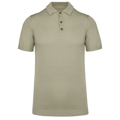 Polo eco de algodón orgánico Almond Green XXL