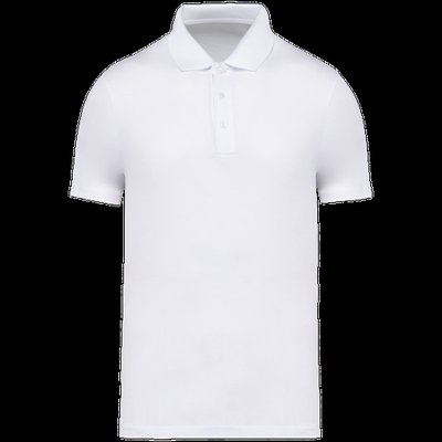 Polo eco para hombre White S