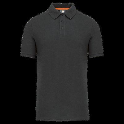 Polo Ecorresponsable Algodón Orgánico Dark Grey 7XL