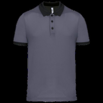Polo entallado y estilo moderno Sporty Grey / Black M