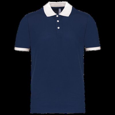 Polo entallado y estilo moderno Sporty Navy / White S