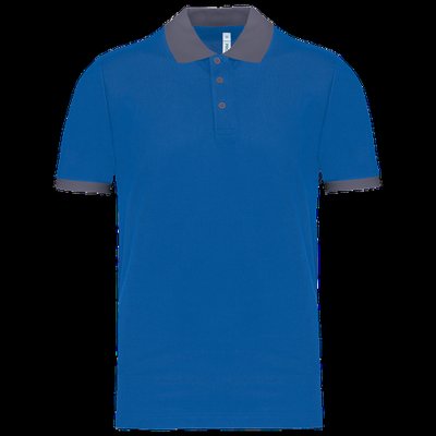Polo entallado y estilo moderno Sporty Royal Blue / Sporty Grey Xxl