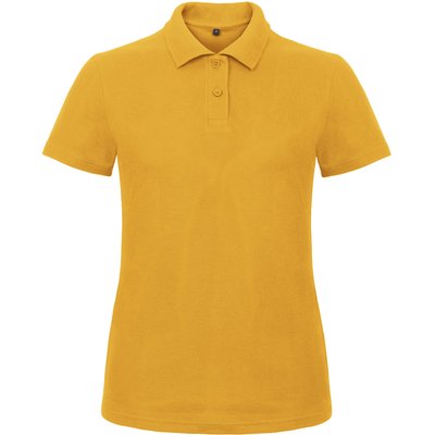 Polo entallado para mujer 100% algodón Chili Gold L