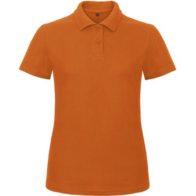 Polo entallado para mujer 100% algodón Orange M