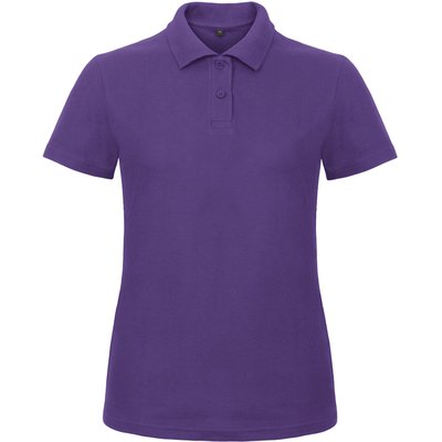 Polo entallado para mujer 100% algodón Purple S
