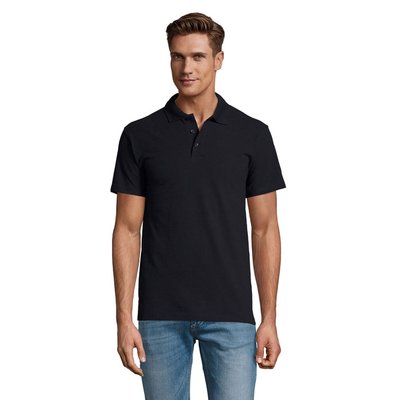 Polo Hombre 210g Algodón Azul Mar L