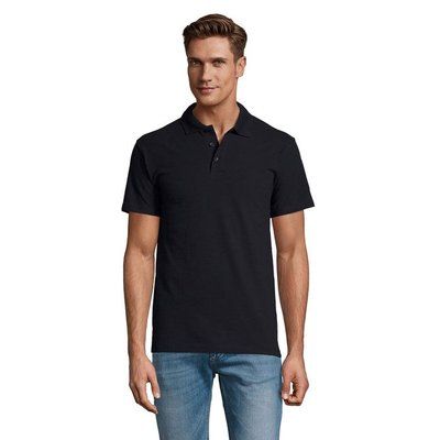 Polo Hombre 210g Algodón Azul Mar M