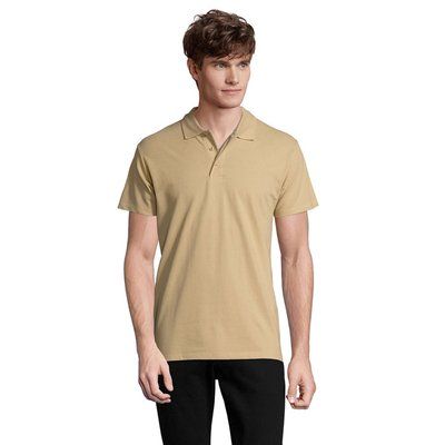 Polo Hombre 210g Algodón Sand XL