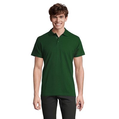 Polo Hombre 210g Algodón Verde Golf S