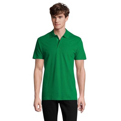 Polo Hombre 210g Algodón Verde XXL