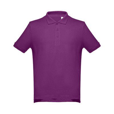Polo de hombre en algodón 100% Morado S