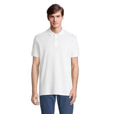 Polo hombre algodón corte cómodo Blanco 5Xl