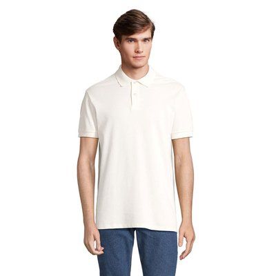Polo hombre algodón corte cómodo Blanco Roto Xxl