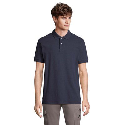 Polo hombre algodón corte cómodo French Marino 5Xl
