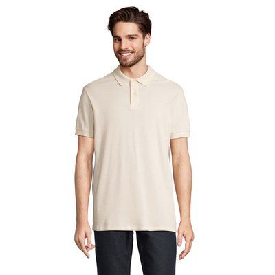 Polo hombre algodón corte cómodo Natural Xl