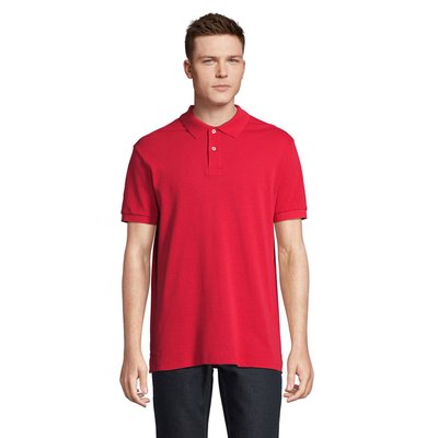 Polo hombre algodón corte cómodo Rojo 3Xl