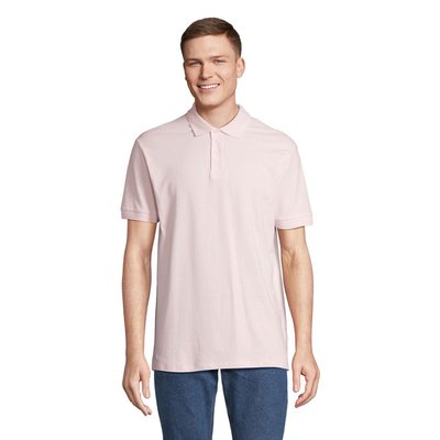 Polo hombre algodón corte cómodo Rosa Pálido Xxl