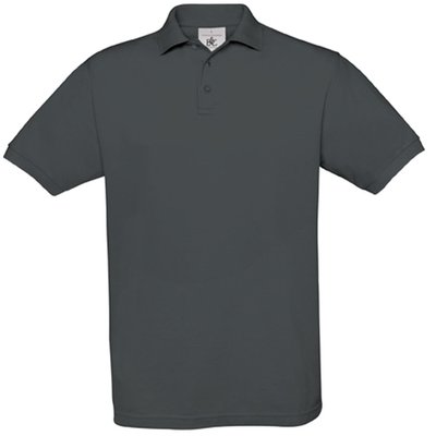 Polo hombre algodón punto piqué Dark Grey S