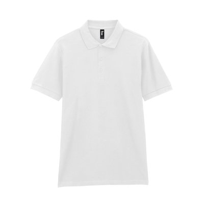 Polo hombre algodón White L