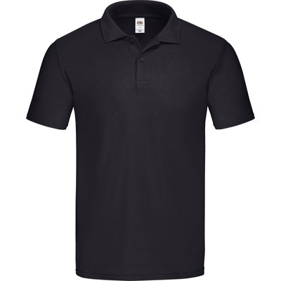 Polo hombre de corte ceñido Black L