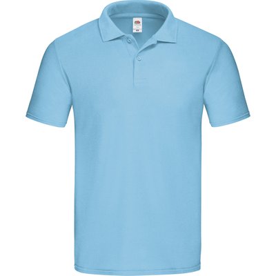 Polo hombre de corte ceñido Sky Blue L