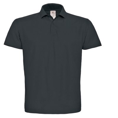 Polo hombre cuello canalé Anthracite 3Xl