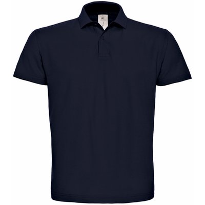 Polo hombre cuello canalé Navy XL