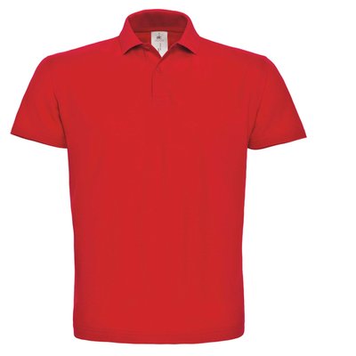 Polo hombre cuello canalé Red S