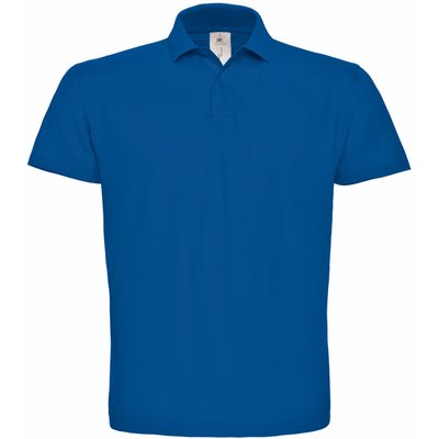 Polo hombre cuello canalé Royal Blue L