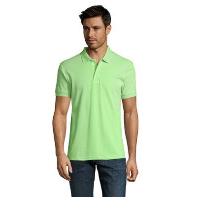 Polo Hombre Manga Corta 200g Apple Green Xxl