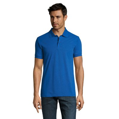 Polo Hombre Manga Corta 200g Azul Royal L