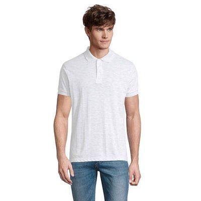 Polo Hombre Manga Corta 200g Ceniza Xl